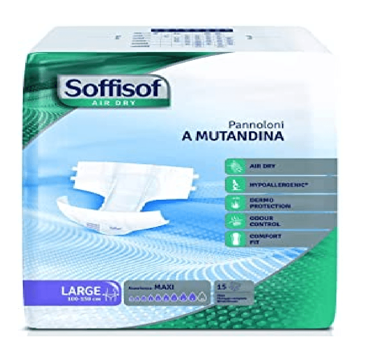 Πάνες ακράτειας Soffisof Slip Air Dry Maxi